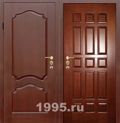 Дверь с МДФ и массивом дерева №25 Дверь с МДФ и массивом дерева №25